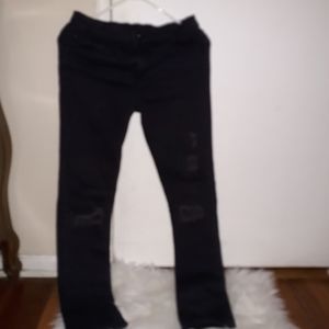 Black skinny boy jeans